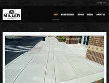 Tablet Screenshot of millerconstruction.us