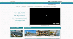 Desktop Screenshot of millerconstruction.com