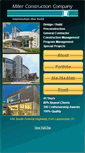 Mobile Screenshot of millerconstruction.com