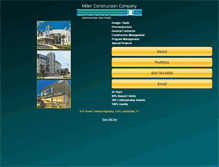 Tablet Screenshot of millerconstruction.com